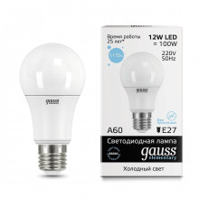 Лампа GAUSS LED Elementary Globe 12W А60 E27 6500K