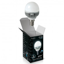 Лампа GAUSS LED Globe 6W E14 2700K (металлический радиатор)
