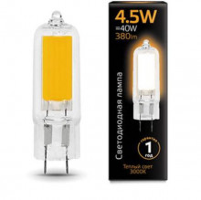 Лампа GAUSS LED G4 AC220-240V 4.5W 3000K Glass