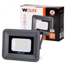 WOLTA прожектор LED WFL-20W/06s 5700K 20 Вт IP65 1800лм с датчиком движения