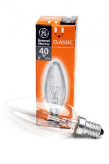 Лампа Ge C1 /40w /cl /e14 (брест)