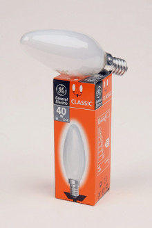 Лампа GE C1 /40W /FR /E14 (Брест)