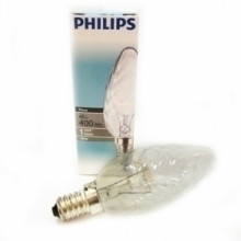 Лампа PHILIPS BW35 40W E14 CL(candle tw)